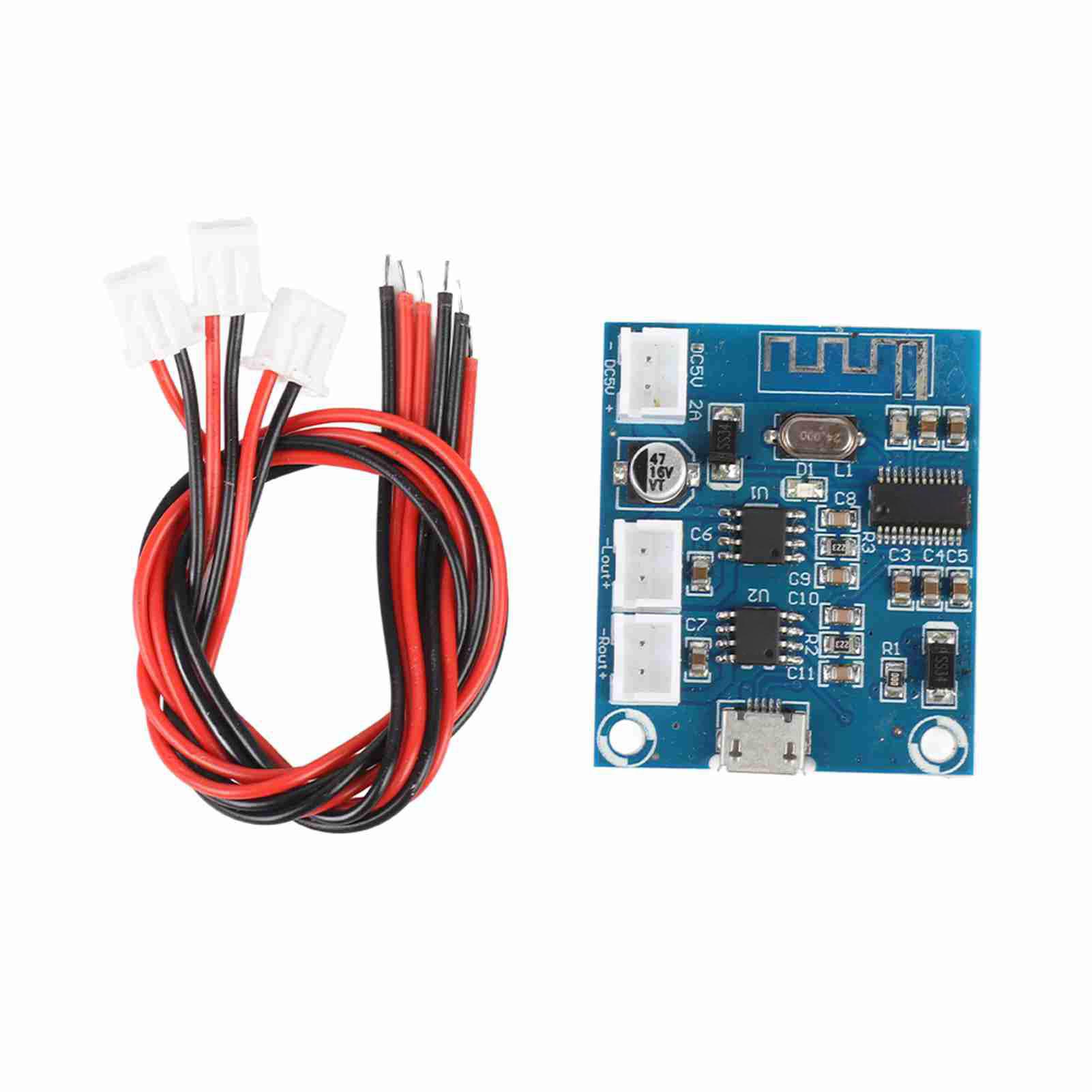 

Mini Bluetooth Amplifier Board Module 4.2 Circuit Stereo Speaker Digital Module 5W + 5W