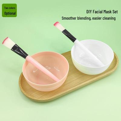 Set de Herramientas de Belleza con Bol y Brocha Suave para Mascarilla Facial
