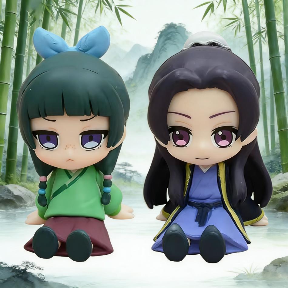 Anime The Apothecary Diaries Figur Maomao Action Jinshi Statue PVC Modell Sammlung Mini Niedliche Maomao Figur Puppe Geschenk