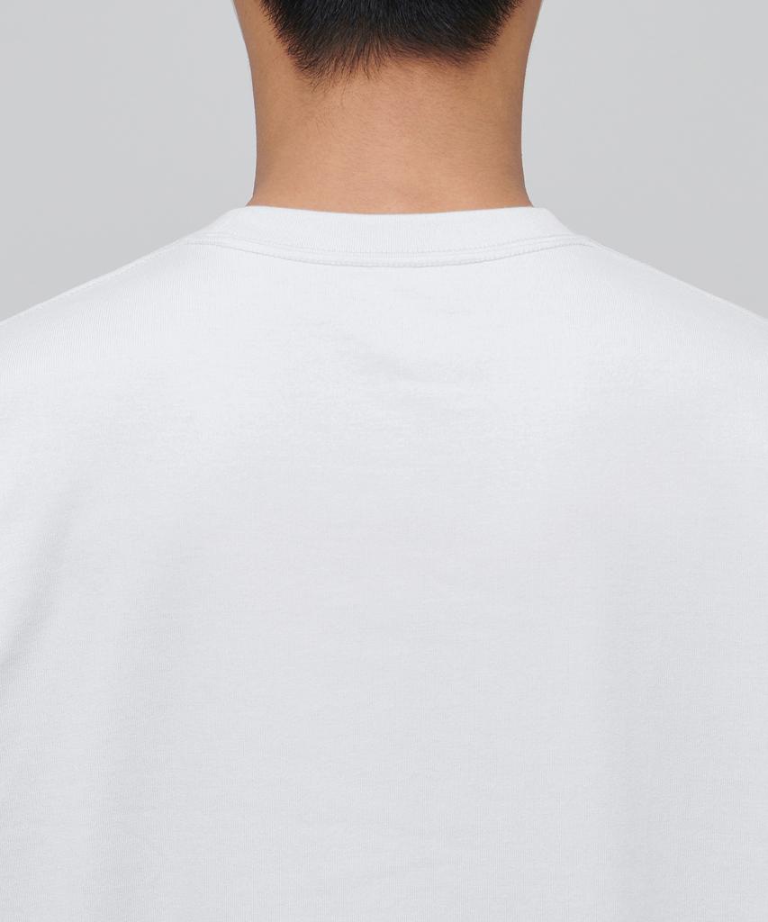 MUSINSA STANDARD Heavyweight Relaxed Crew Neck Long Sleeve T-Shirt [White]