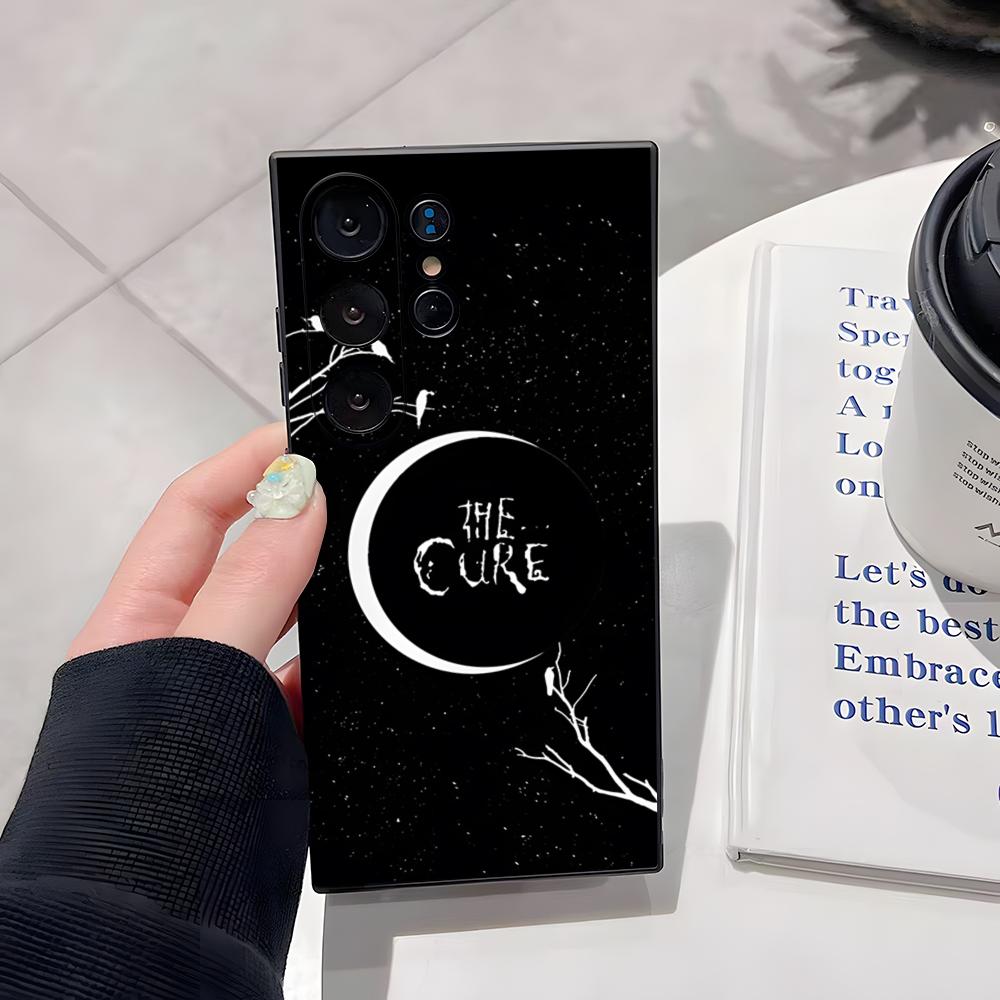 

Vintage Rock Band The Cure Phone Case For Samsung S26 Ultra S25 Edge Ultra S23 S22 S21 S20 Ultra Plus S24 Fe Cover Samsung S23 Plus