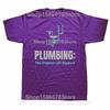 Plumbing The Original Life Support Funny Drain Plumber Tshirts Men Fashion Casual Tshirt 100 Cotton Loose Oversized T Shirt