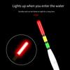 10pcs Fishing Float LED Electric Light Stick Deep Water Luminous Electronic Floats Bobber Rod Fishing Tackle Gear Equipment