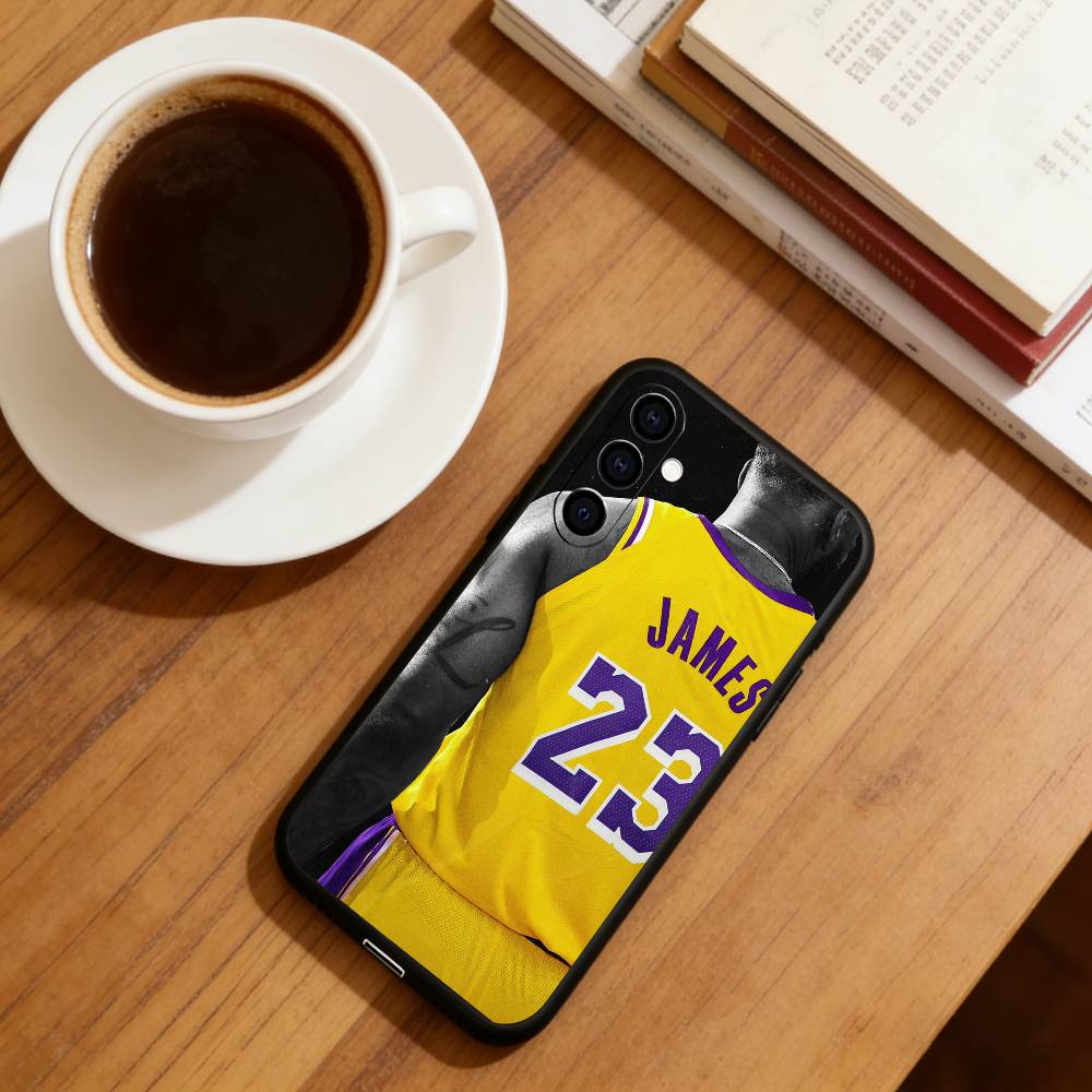 LeBron James Phone Case For Samsung Galaxy A73,A72,A71,A70,A53,A52,A51,Others Soft Black Cover