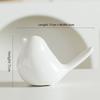 Nordic Style Bird Sculpture Modern Bookshelf Bird Ceramic Figurines Black White Art Deco Animal Statue Ornaments Table Display