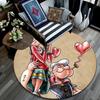 Popeye the Sailor Man,Round Area Rug,Carpet Rug for Living Room Bedroom Sofa Playroom Decor,Non-slip Floor Mat
