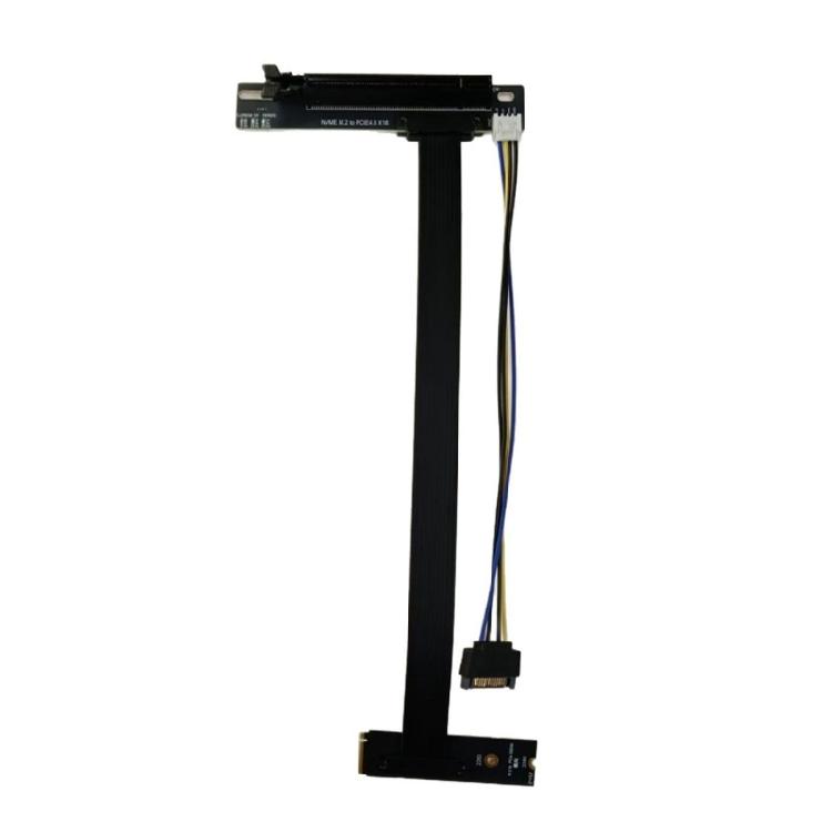 

M.2 NVMe to PCIe X16 Video Card Extension Adapter Cable Gen4 Full Speed Cable Flexible Extender for PC
