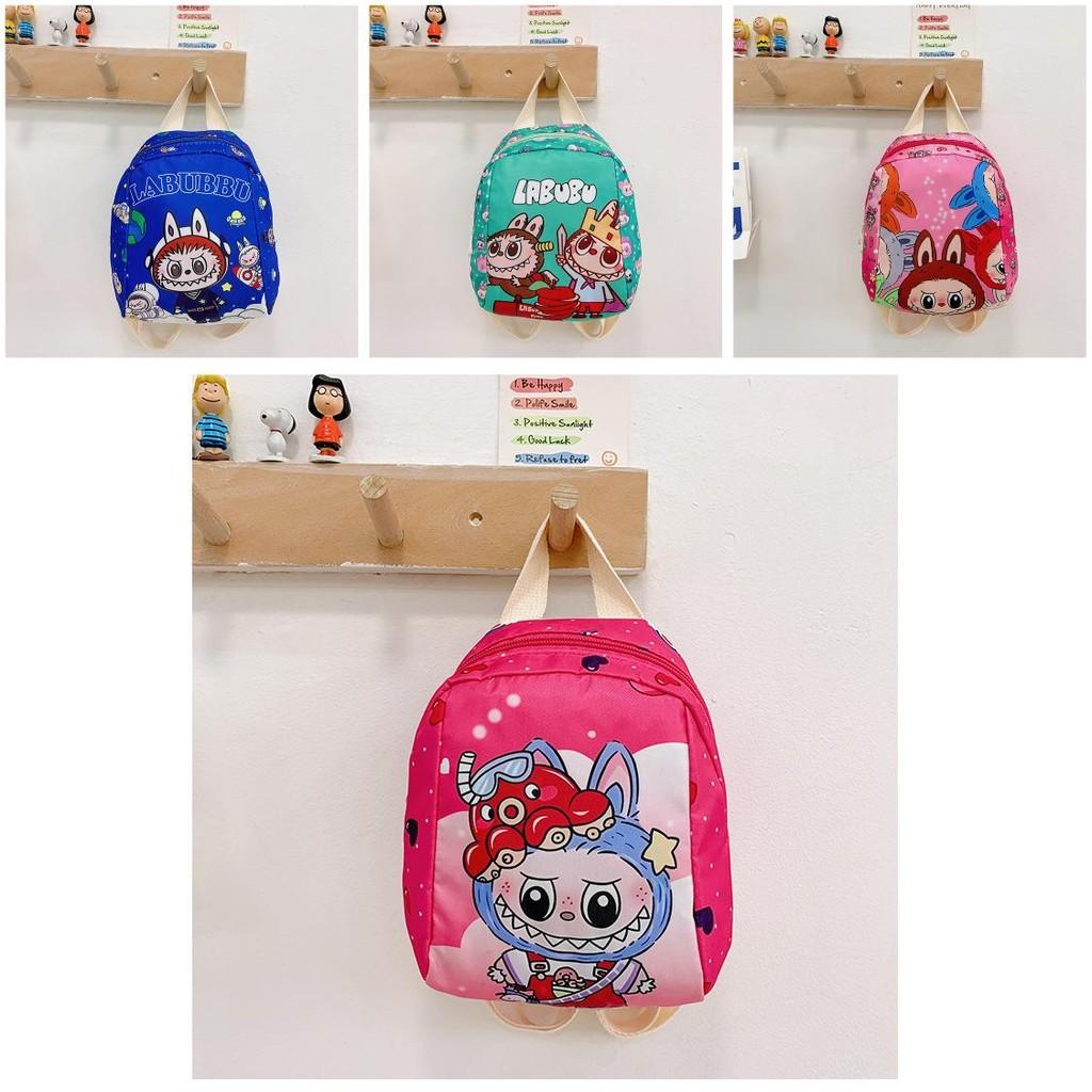 Lightweight Charming Cartoon Backpack For Preschoolers Gender Neutral Fun Design Perfect For School Use