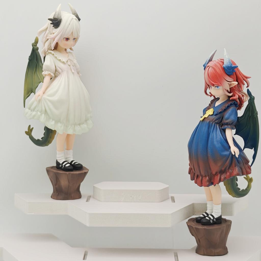 Neues Anime Miss Kobayashi's Dragon Maid Kanna Kamui Wütende Version Sammlung Actionfigur PVC 18CM Anime Cartoon Modell Spielzeug Geschenk