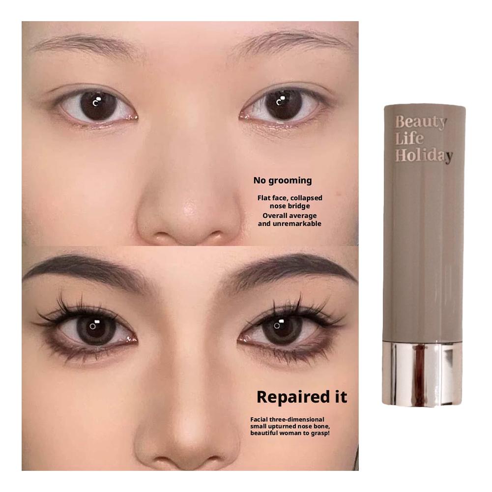 Waterproof Face Contour Makeup Moisturizing Matte Contour Grooming Nose Shadow Nose Smooth Mono J9X4
