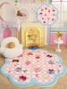 Irregular Shape Bedroom Decor Cute Carpet Cartoon Style Carpets for Living Room Fluffy Soft Bedside Floor Mat Thickend Plush Rug