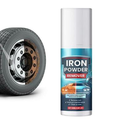 Iron Powder Cleaning Metal Surface Chrome Paint Car Cleaning Car Remover Maintenance Cleaning Rust Spray Metal Cleaner Iron Rust