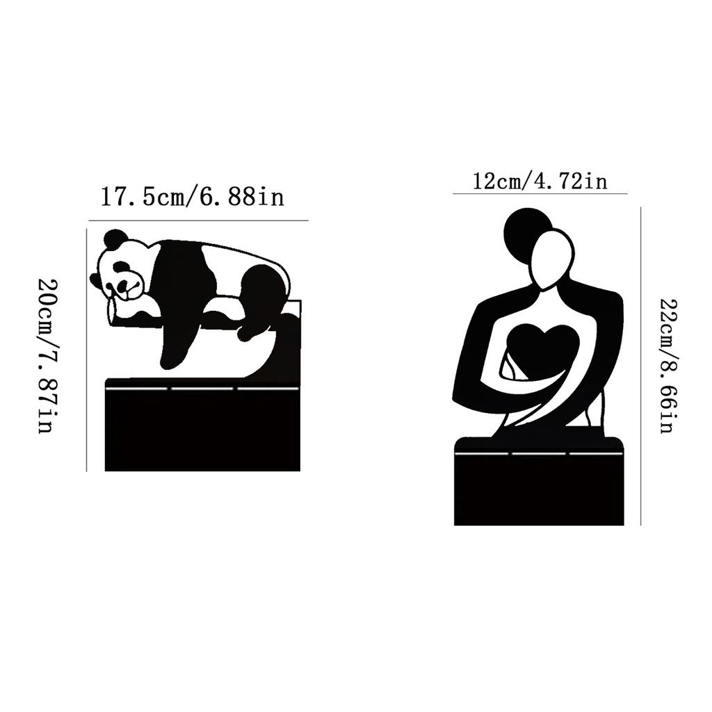 1 Stuks IJzeren Kunst Decoratief Ornament, Bureau Decoratief Stuk, Boekenplank Decoratief Stuk, Geschikt voor Bureau/Boekenplank, Woondecoratie, Ide