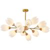 Vintage Lily Flower Pendant Lamp