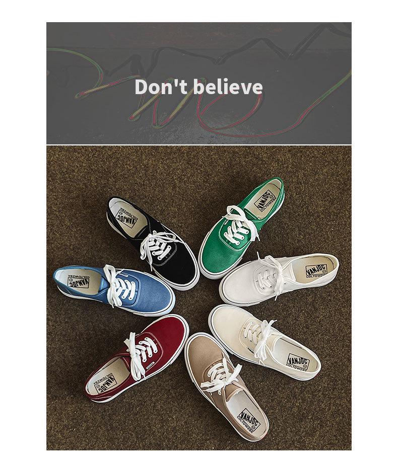 Korean Style Casual Canvas Skate Shoes 2025 - Unisex Winter White Sneakers for Students