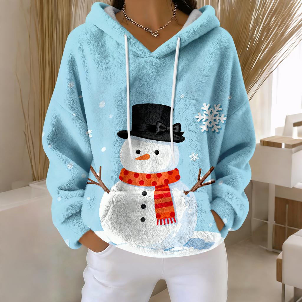 Hoodies For Women Oversized Winter Plush Cute Sweatshirts Pullover Trendy Fall Winter Clothes