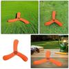 Boomearng Soft Flying Disc Toy for Outdoor Sports Use 4Pcs Vibrant Orange