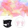 20pcs 36.5x27mm Acrylic Butterfly Beads Colorful Luminous Loose Beads For Jewelry Making DIY Necklace Earrings Phone Key Chain