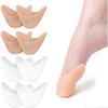 Silicone Toe Protectors for Ballet Shoes Offering 4 Pairs of Toe Caps for Enhanced Protection