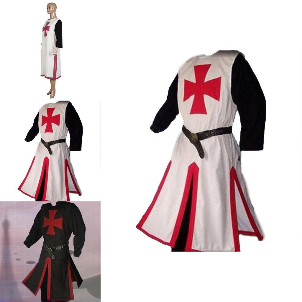 Deluxe Polyester Medieval Knight Long Sleeve Outfit Cosplay Costume
