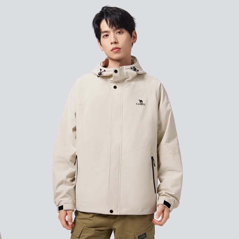CAMEL Men's Windproof Waterproof Hiking Jacket
