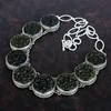 Moldavite Necklace Real Gemstone Jewelry Vintage Necklace 925 Sterling Silver Necklace Adjustable Chain Necklace Handmade Jewelry For Gifts