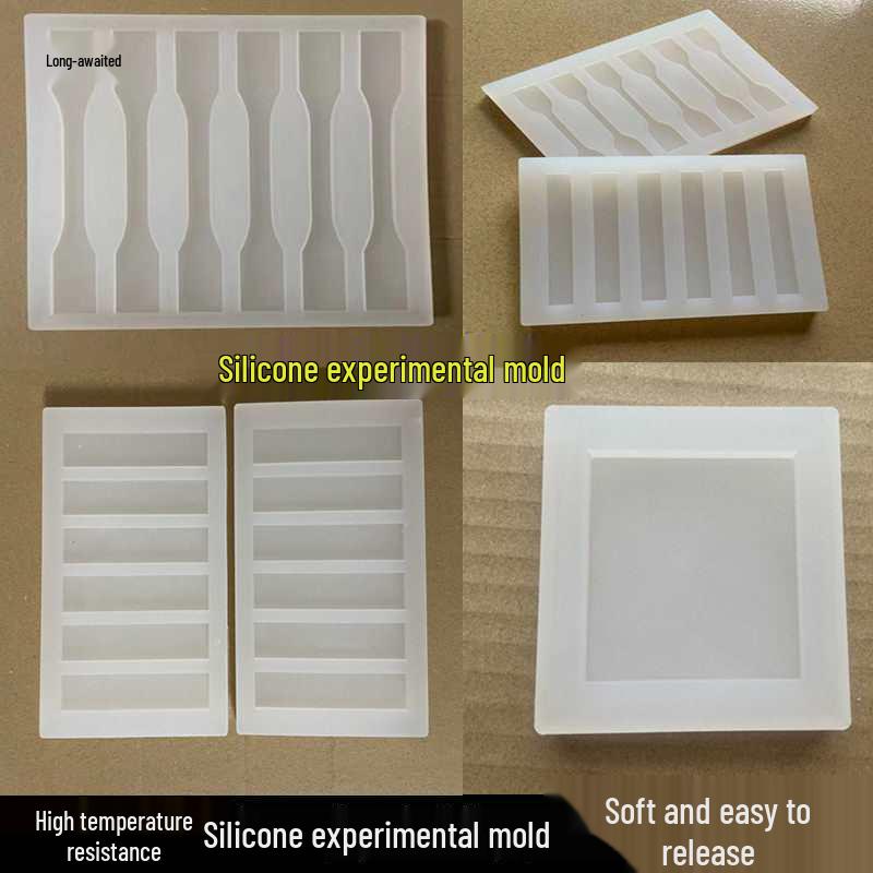 High-Temperature Resistant Silicone Mold for Dumbbell Specimen Casting