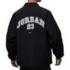 Jordan 23 Logo Polo Collar Single-Breasted Long Sleeve Jacket Men Jackets Black HF9354-010