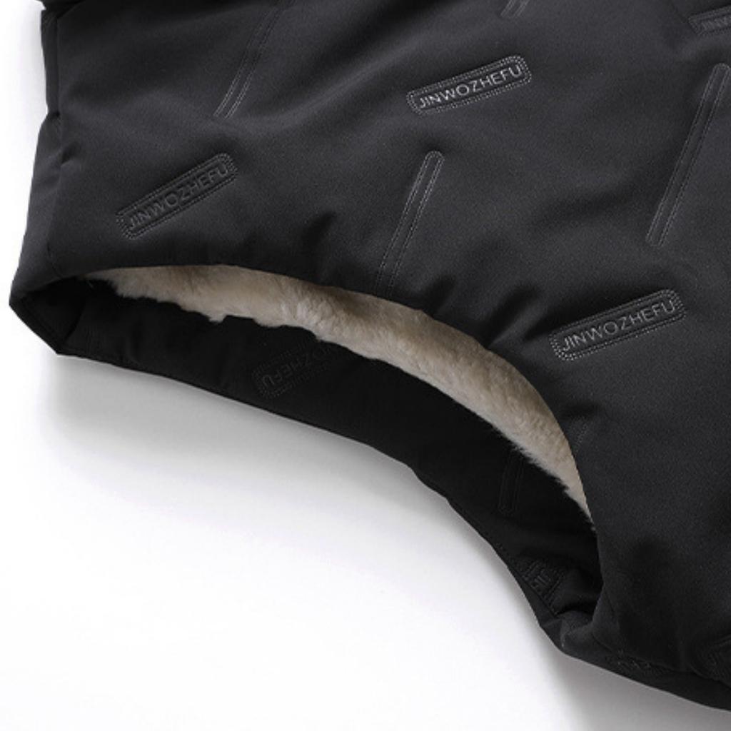 Men's Casual Solid Color Zipper Vest, Men's And Women's Stand-up Collar With Fleece Vest Jacket