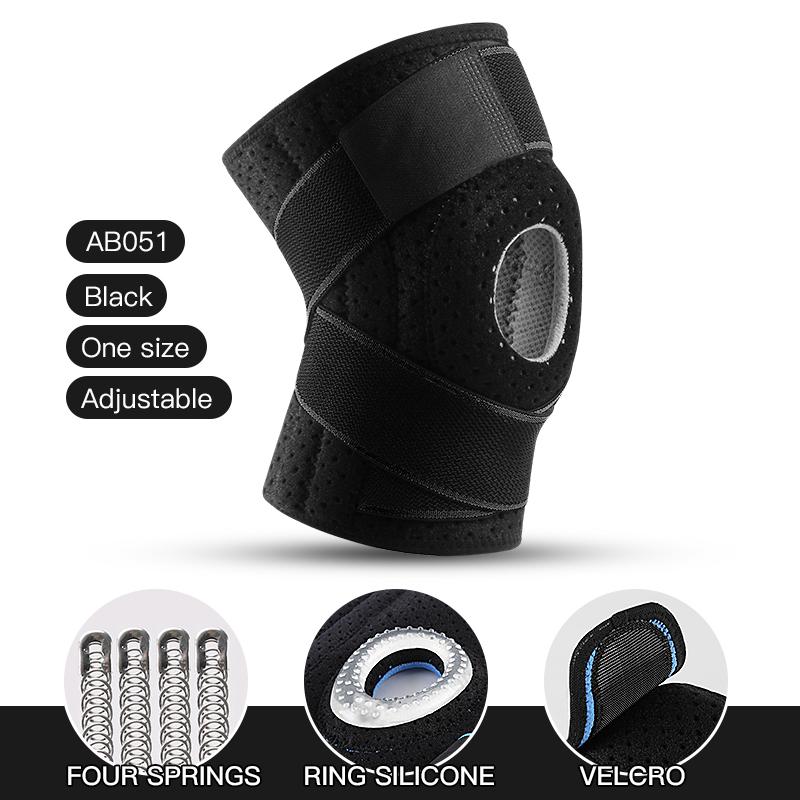 Fitness Knee Brace Bandage Pressurized Elastic Knee Joint Protector Sports Equipment Volleyball Knee Brace