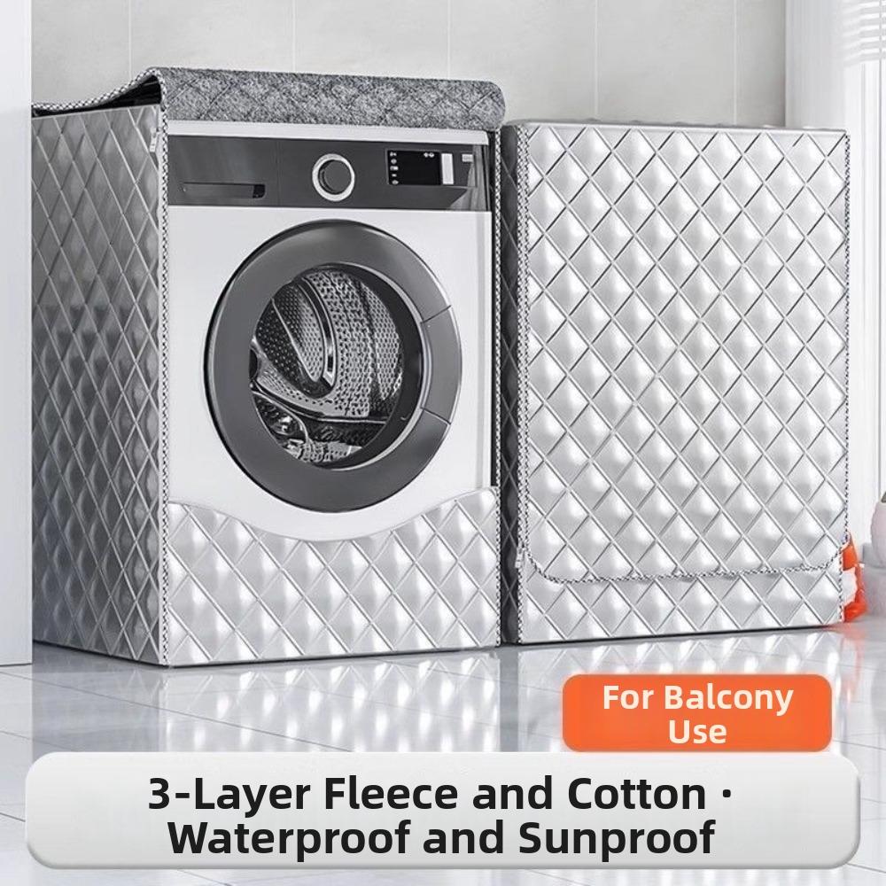 Dustproof Design Washer Protector Cover Waterproof Material Front Load Washer Cover Balcony Use