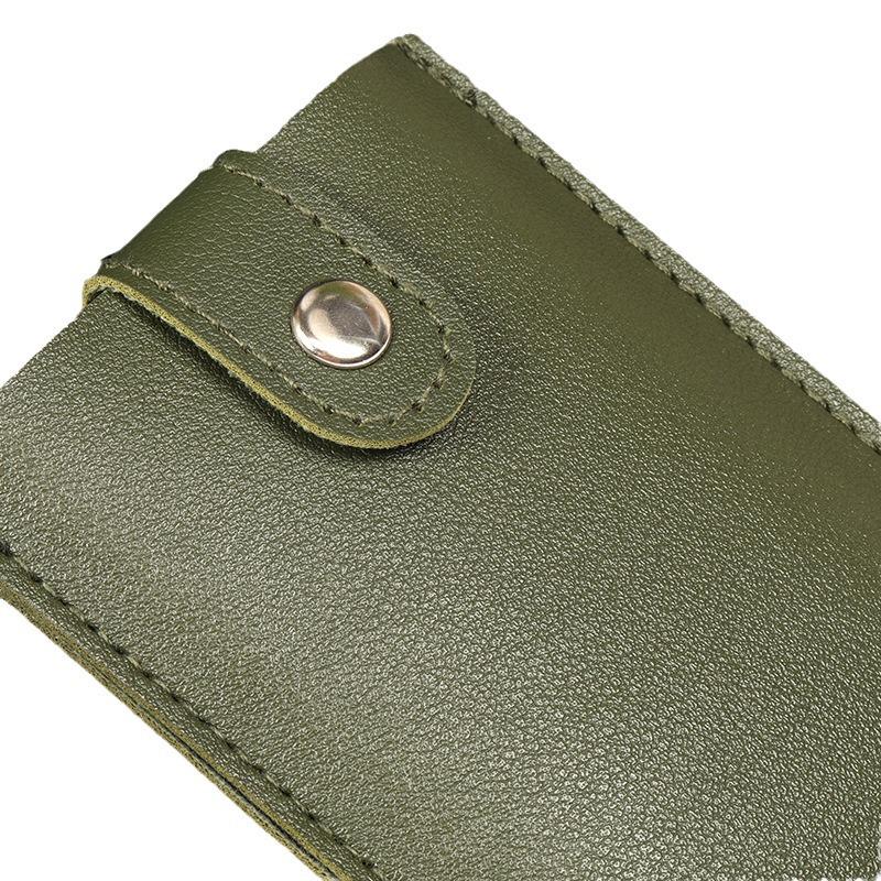 Kompakter Kartenhalter für Damen - Leicht, Stapelbar, Großes Fassungsvermögen mit Mehreren Kartenfächern für Ausweis und Führerschein