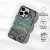 Literary and retro style Van Gogh apricot flower oil painting mobile phone case Apple 15 magnetic film case iPhone17 anti-drop hard case