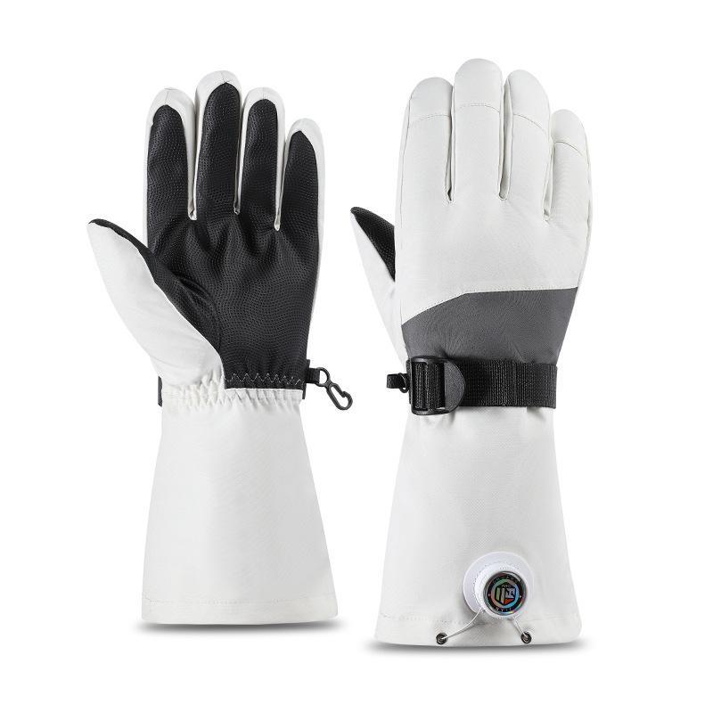 Waterproof Winter Ski Gloves: Warm, Thick, Wear-Resistant, Split-Finger Design for Cycling and Outdoor Use