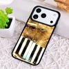 Music Piano Elegant Shockproof Phone Case for iPhone 17 Air 16e 15 11 12 14 13 Pro Max Cover Coque