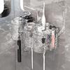 Elegant Wall-Mounted Electric Toothbrush and Mouthwash Cup Set
