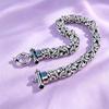 Stainless Steel 7mm Non-fading Bracelet Trendy Hip-hop Men Chain Bracelets