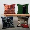 Tv Show Supernatural Office Cushion Pillowcase Car Cushion Cover45X45CM Lumbar Pillowcase Sofa Pillowcover