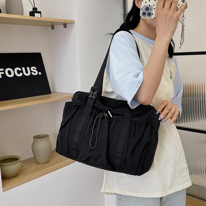 Dry and Wet Separation Sports Leisure Fitness Bag Yoga Bag Short Outing Simple Contrasting Color Portable Travel Bag