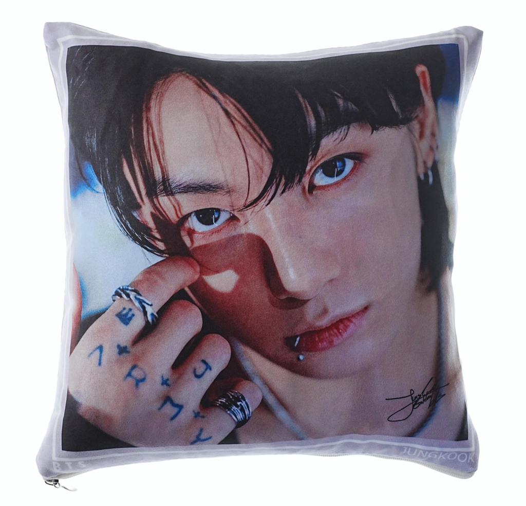 BTS JUNG KOOK Merchandise Kissen Körperkissen + Baumwoll-Inlay [2-teiliges Set] Beidseitiges Foto