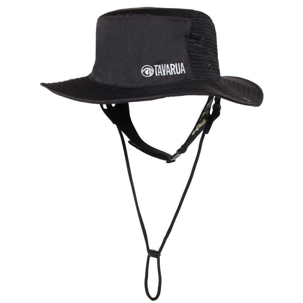 

[Tabarua] Стандартная шляпа для серфинга Стандартная шляпа TM1005 UPF50+ Шляпа унисекс Свободный размер (ЧЕРНЫЙ x БОТАНИЧЕСКИЙ, 59.0 см)