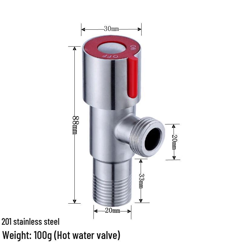 HUANGCHAO CXN Stainless Steel Cold Water Angle Valve