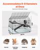 Wire Hamster Cage Habitat 29.5in Rodent Gerbil Small Animal House