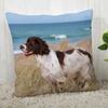 Spaniel Animal Pillowcase  Modern Home Living Room Decoration