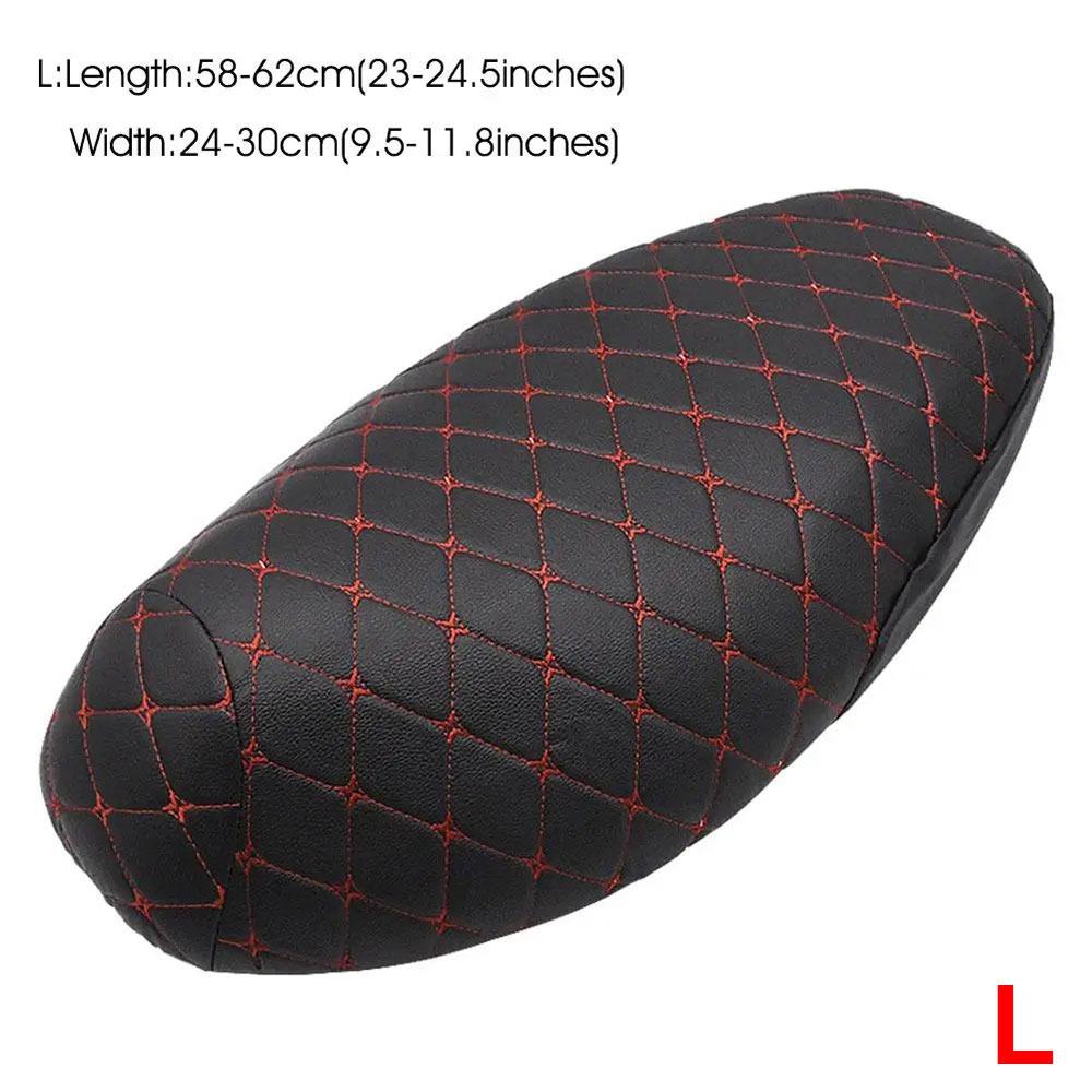 1Pcs Faux Leather Seat Cushion Cover High Toughness Comfortable Seat Pad Cover Dustproof Waterproof Easy Clean Motor Accessory