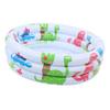 Piscina Gonfiabile Rotonda per Bambini Piccoli Portatile Gonfiabile Bambini Piccola Pompa Cartone Animato Dinosauro Piscina Interno