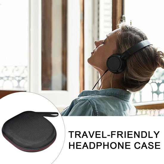 

Bluetooth-совместимая сумка для хранения наушников, большая вместительная застежка-молния, жесткий дорожный чехол для наушников для JBL T750BTNC