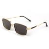 Retro small frame square sunglasses women's personalized polarized sunglasses UV-proof men's fashion glasses