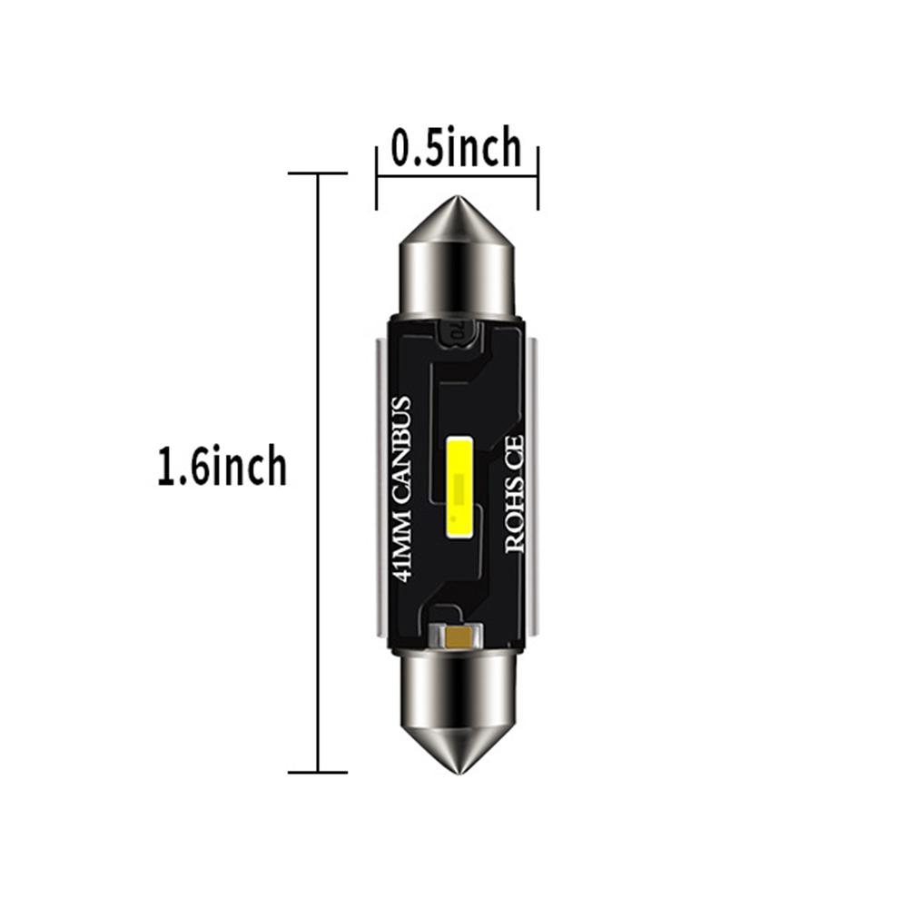 2Pcs C5W LED CSP 1860 Signal Lamp Canbus Bulb 31mm 36mm 39mm 41mm Festoon Light C10W LED Auto Interior Reading Dome Light