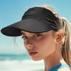 UV Protective Visor Hat for Women Ponytail Sun Hat Outdoor Hiking Cycling Hat